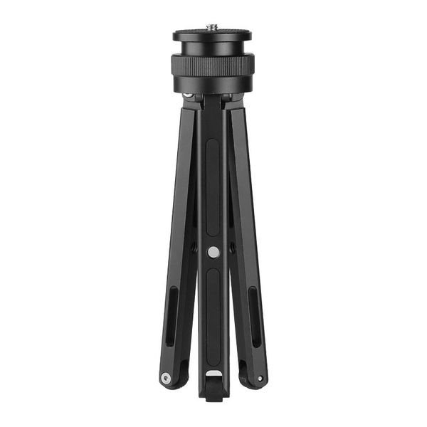 

aluminum video phone camera tripod stepless adjustable height with universal 1/4-inch interface for dslr mounting tripods