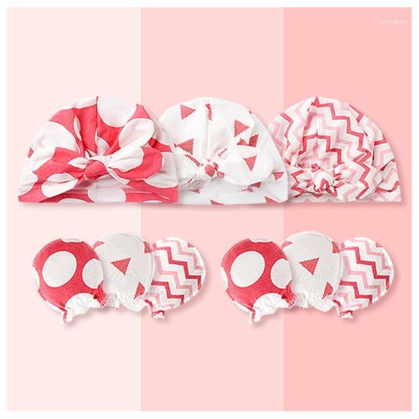 

caps & hats lovely baby hat gloves set borns dot strip beanie cap warm elastic autumn anti-scratch soft girl headwear1, Yellow