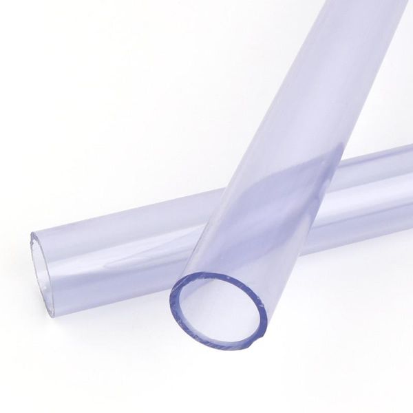 

watering equipments 2pcs outer dia 40mm pvc pipe 50cm length aquarium fish tank water parts garden irrigation fittings upvc transparent hard