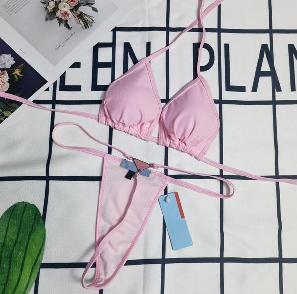 2024Designer Bikini Seksi Mayo Üçgen Mektup Kadın Plajı Yaz Mayoları Klasik Seçim Moda Popüler Toptan Mayo Mayo