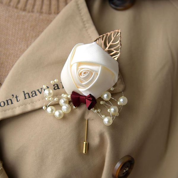 

women creative flower elegant brooch charming wedding jewelry accessories decorative flowers & wreaths