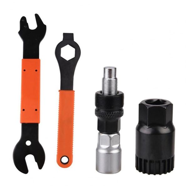

tools 50% 4pcs repair different types two wrenches carbon steel professional bicycle repairing tool kit for mtb