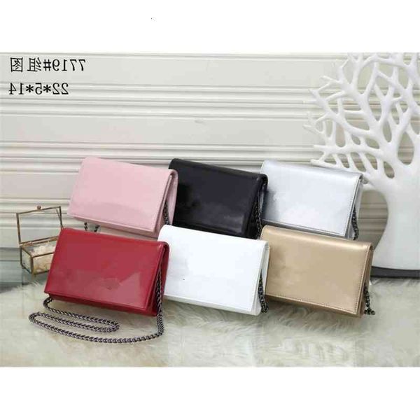 

single fashion bag trend women's shoulder diagonal chain small square bag-7719