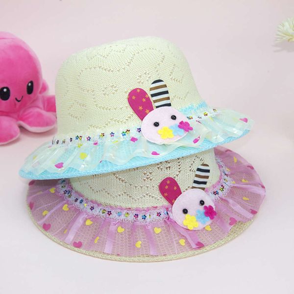 

bunny summer children's sun hat sunshade beach basin baby fisherman's, Yellow