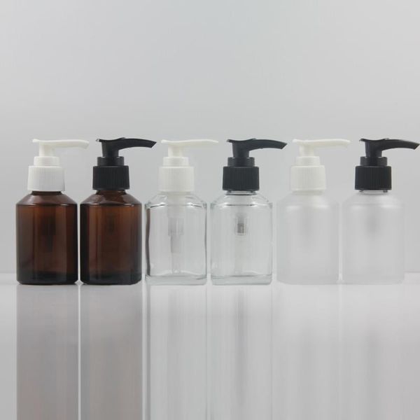

storage bottles & jars 60ml empty cosmetic container glass lotion bottle, shampoo bottle with pump for sale