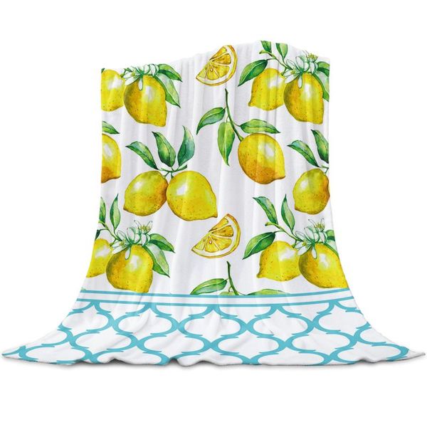 

blankets summer blue moroccan pattern throw blanket portable travel soft home decor microfiber flannel for beds