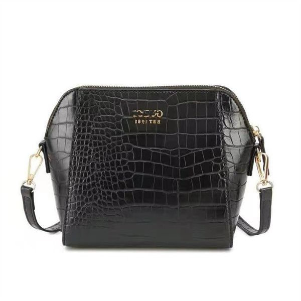

2021 new gues & bag crocodile shell women's single shoulder diagonal