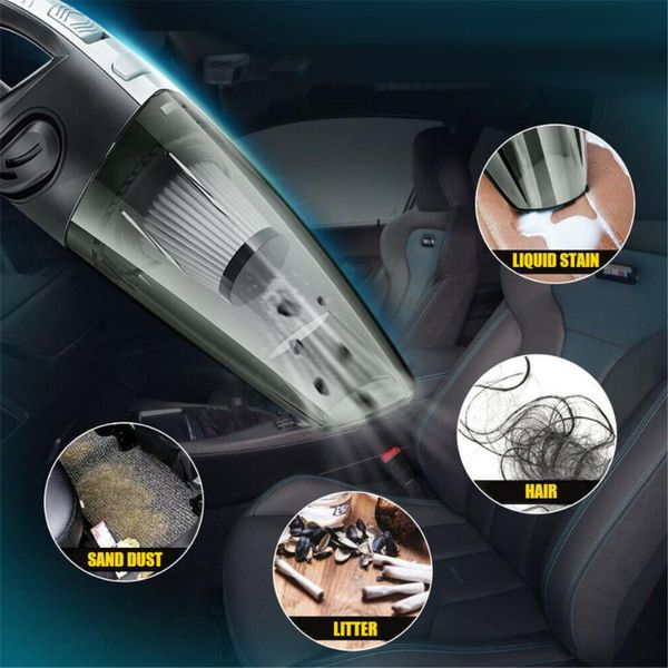 

portable wireless car vacuum cleaner handheld usb cordless wet/dry use rechargeable home tools