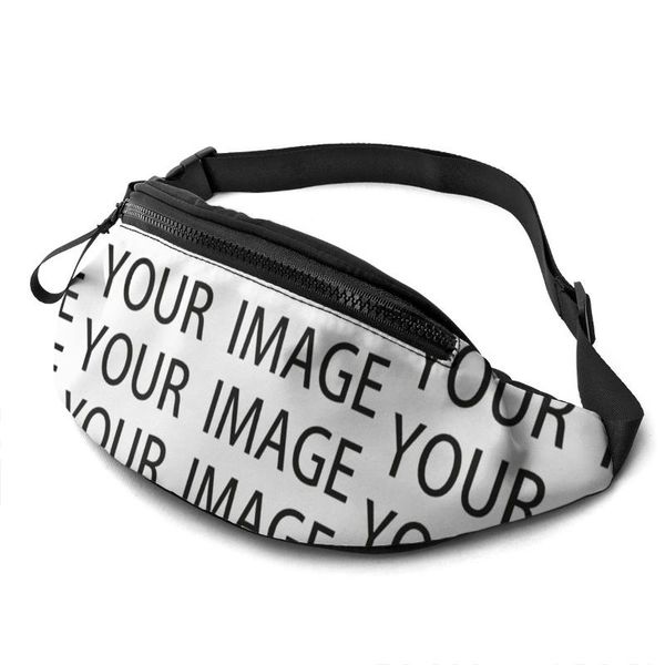 

waist bags custom bag jogging male pack polyester print