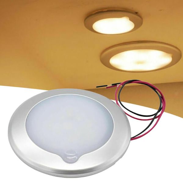 

12v-24v dimmer light 2.4w round boat camper downlight led spot touch waterproof car headlights