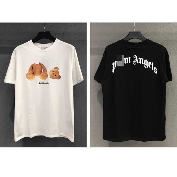 

short sleeve p/alm pa bear angel t-shirt h0ge, White;black