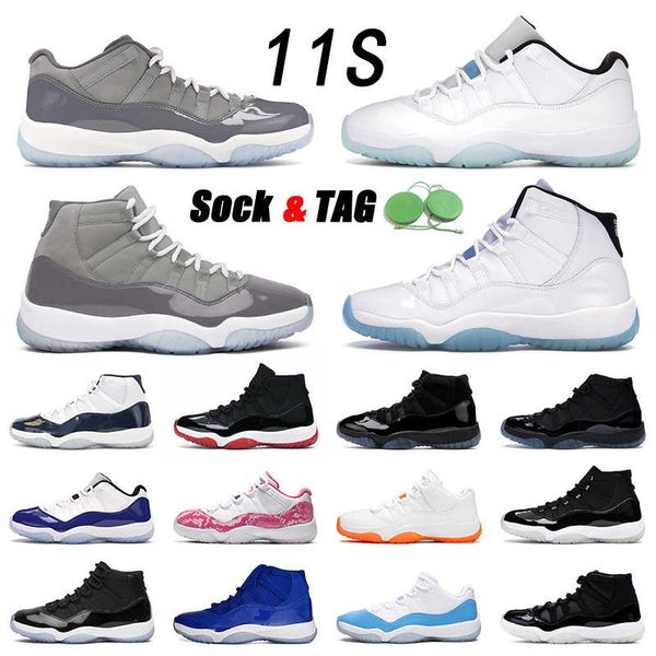 

authen 11s basketbal shoes jumpman 11 cool grey legend blue mens womens concord bred 25th anniversary cap and gown pink snakeskin citrus
