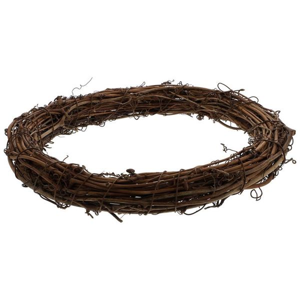 

christmas decorations 1pc rattan circle ornament garland vine ring reliable diy prop