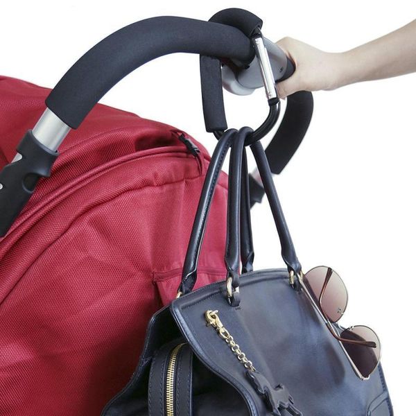

stroller parts & accessories aluminium baby hanger bag hooks pram rotate 360 degree cart hook drop