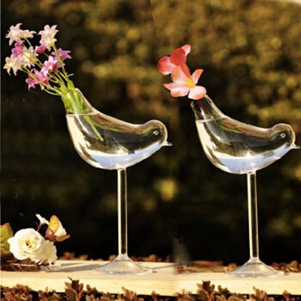 

vases creative tall bird vase glass home decoration el decor flower containers wedding gift couple gifts