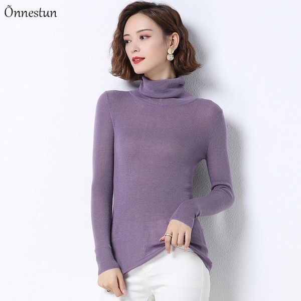 

turtleneck wool sweater woman winter causal base knitwear pullovers women clothes crop jumper solid sweaters women's, White;black