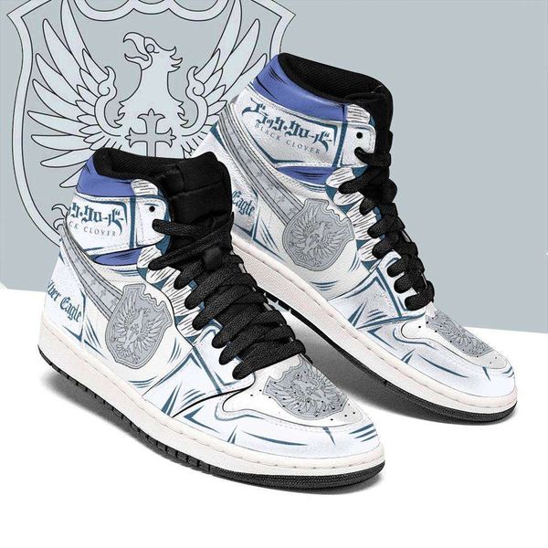 

sier eagle magic knight sneakers black clover sneakers anime shoes