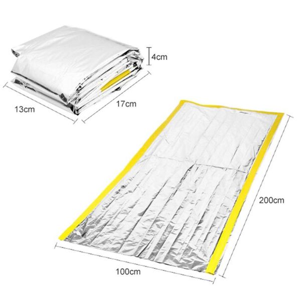 

outdoor sleeping bags 4 layer lightweight emergency camping travel el bag heat insulation survival anti-dirty