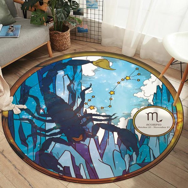 

carpets professional durable carpet floor mat home bedroom living room decoration rug 12 constellation scorpio flannel