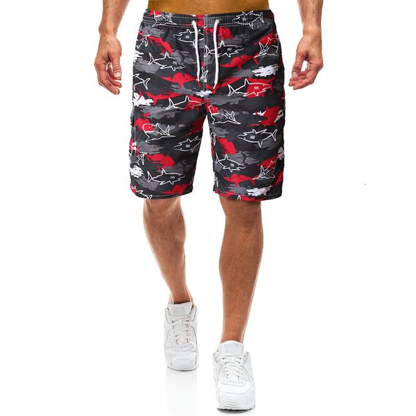 

men's shorts casual printed pocket beach work short trouser pants for party daily jd7g, White;black
