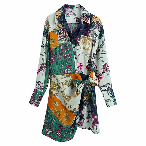 

casual dresses nlzgmsj za autumn multicolored fashion impression clothed in long sleeves for elegant women dressed vtage party 08 tz5j, Black;gray