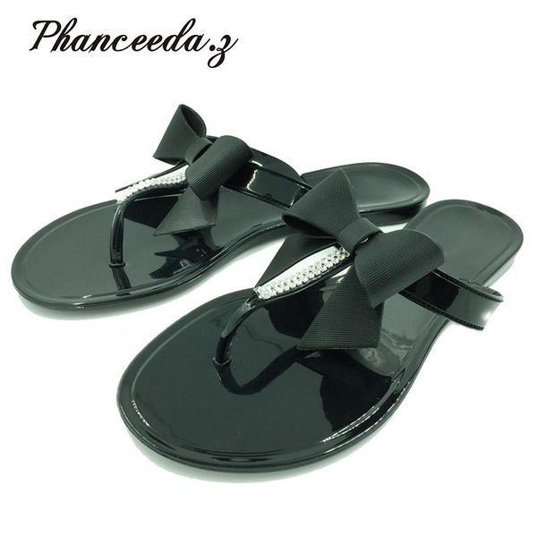 

shoes women sandals flip flops open toe slides female fashion platform comfortable sandal sweet slippers jelly, Black