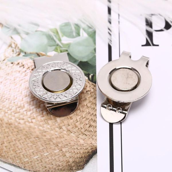 

golf training aids guomuzi cap clip marker ball aiming alloy professional kits magnet chrome coating