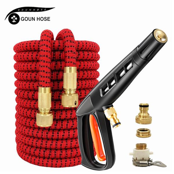 

watering equipments garden hose pressure multifunctional metal nozzle vegetable gun