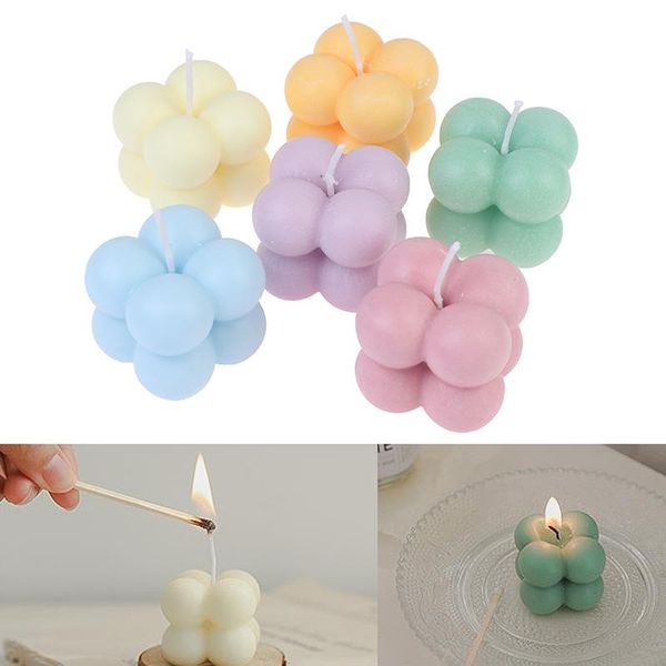

candles 1pc creative small bubble cube candle soy wax scented home decor