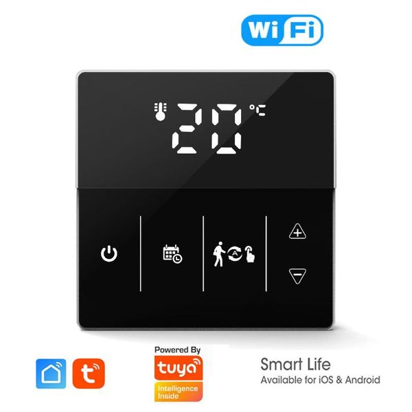 

smart home control tuya wifi thermostat, heating temperature controller electric floor water/gas boiler works with alexa google