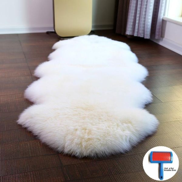 

carpets super luxury keep warm thicken soft shaggy 100% real sheepskin wool area rugs and carpet for living room chair cover home mats