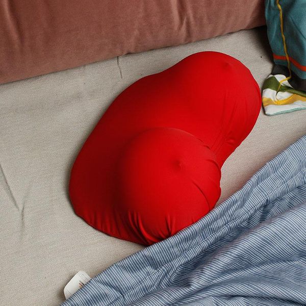 

pillow creative slow rebound breast solid color memory foam headrest bust bedroom home homeboy's birthday present gifts
