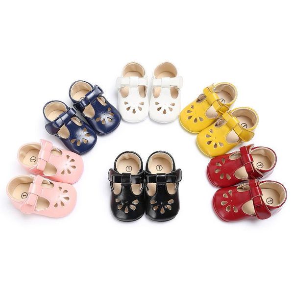 

first walkers baby toddler soft soled pre-walker leather princess non-slip shoes