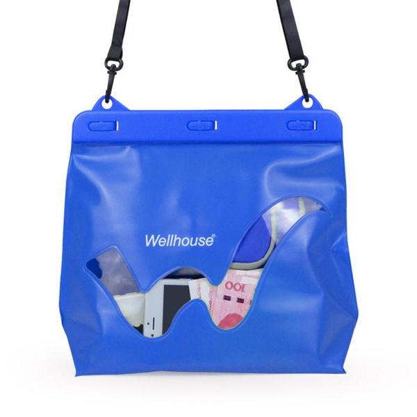 

outdoor bags size m/l swimming bag pvc toiletry travel waterproof dry case pack for beach camping diving kayaking rafting