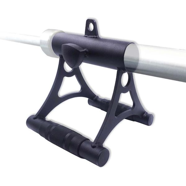 

accessories 2 inch barbell heavy duty landmines handle for t bar row training pull down workout metal double d fitness equipment