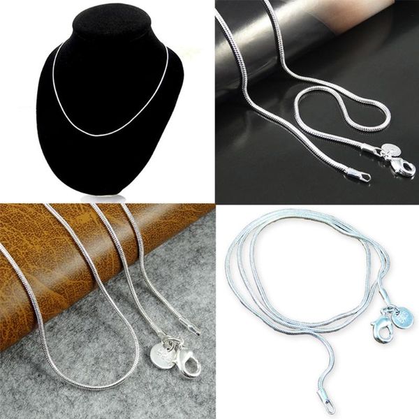 

pendant necklaces women's elegant silver plated water wave ripple necklace chain chic fashion jewelry jewel cmpl243