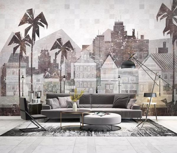 

wallpapers [self-adhesive] 3d houses 184177 wall paper mural print decal murals