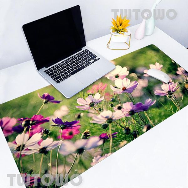 

mouse pads & wrist rests beautiful flower durable sell pad natural rubber anime art cartoon lovely office decoration carpet mousepad
