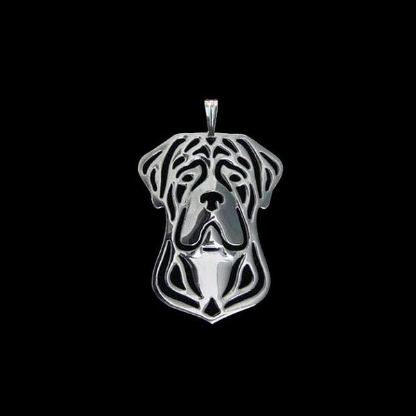

pendants 2021 fashion jewelry cane corso women alloy dog, Black