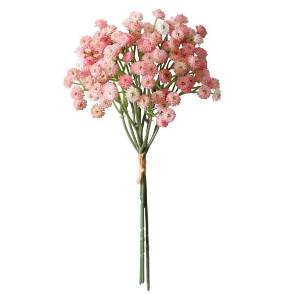 

decorative flowers & wreaths 1pcs small bouquet of gypsophila artificial mini pography bride and bridesmaid j8a6211