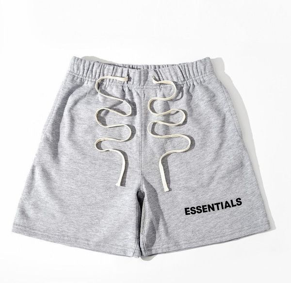 

mens essentials high shorts for men hip hop style streetwear with 5 colors, Black