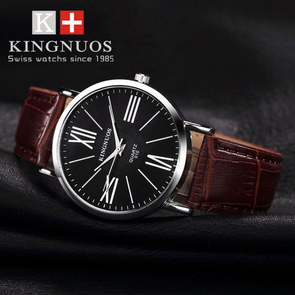 

designer watch brand watches luxury watch selling roman men's and women's fashion business waterproof korean, Slivery;brown