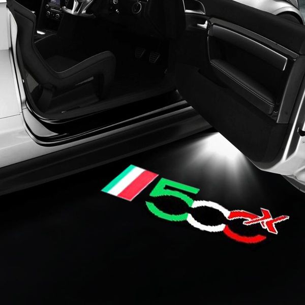 

interior&external lights 2pcs/lot led night light 500x car door for 500l 500 punto courtesy lamp welcome