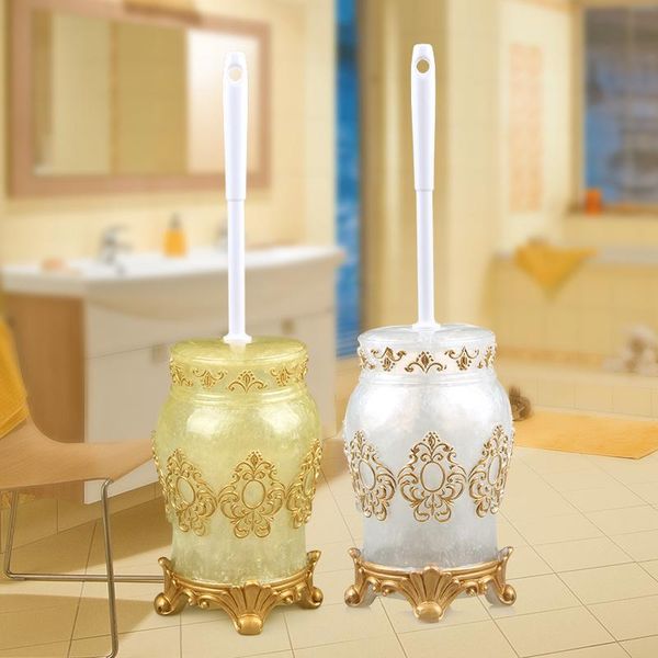 

bath accessory set european toilet brush clean bathroom fur long handle