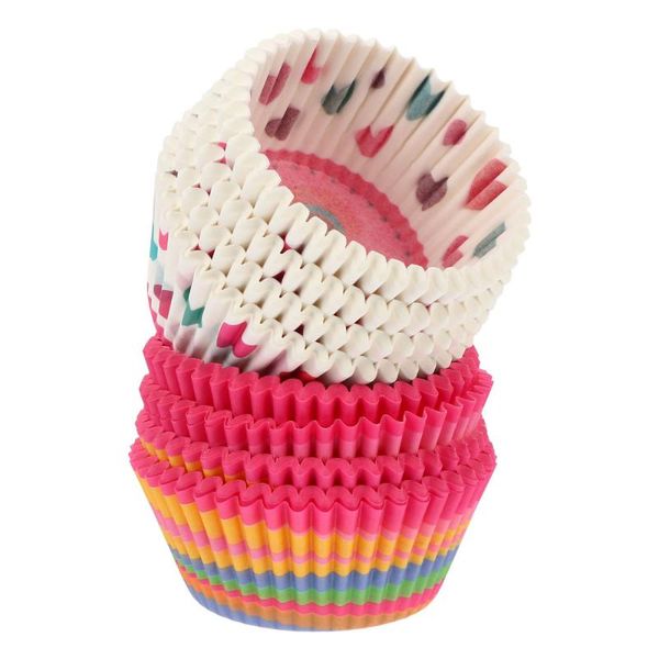 

other festive & party supplies 400pcs oil-proof colorful store home baking disposable cupcake containers