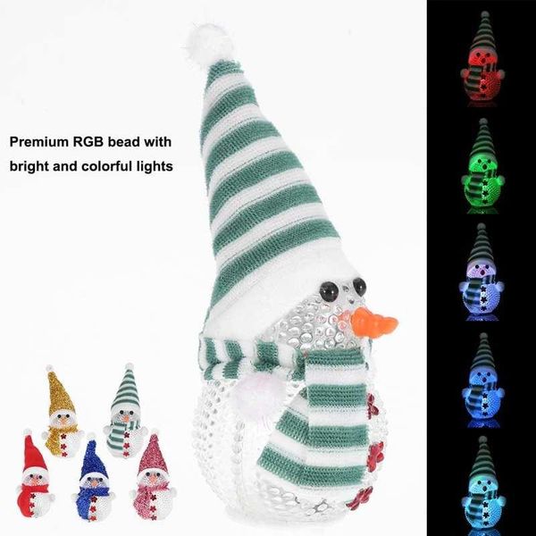 

watering equipments garden water colorful night light snowman style led lamp for home bar cafe christmas decoration electric shower