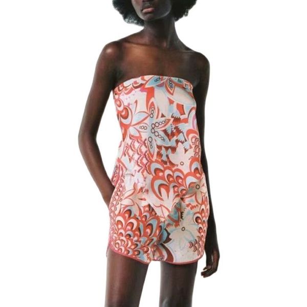 

summer style women's printed wrap sling chic female 210507, White