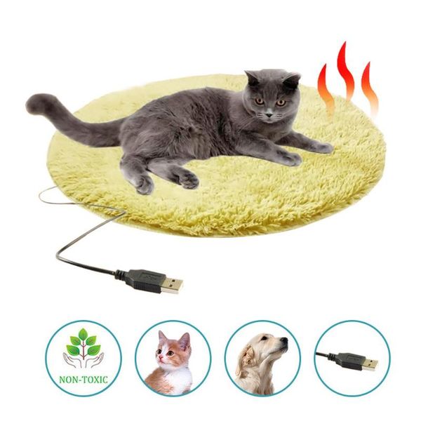 

dog apparel usb heating pad pet blanket mattress cat plush for travel home pets