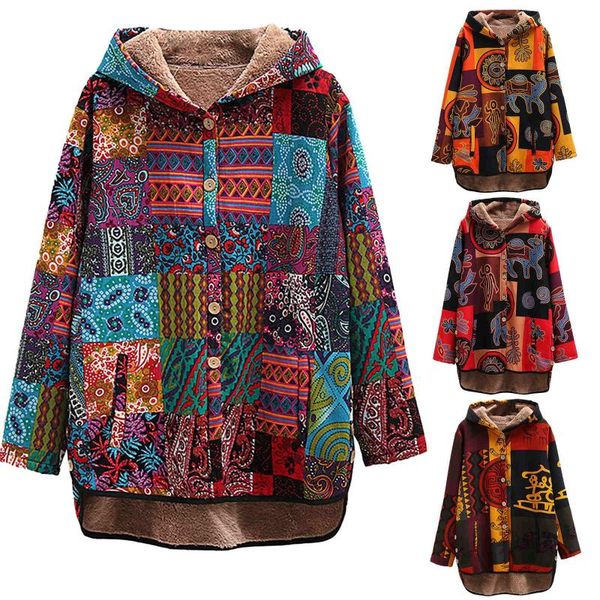 

women's jackets woolen coat mid-length 2021 winter korean style loose and thin thickened over-the-knee parkas, Black;brown