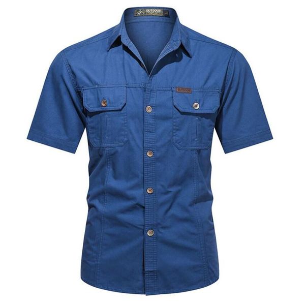 

men's casual shirts brand clothing 100 % cotton shirt men fashion military style outdoor slim fit dress male 5xl, White;black